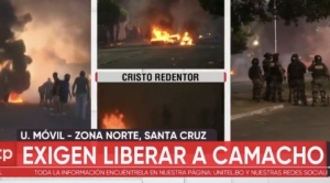 Nuevos enfrentamientos entre la Policía y manifestantes en Santa Cruz