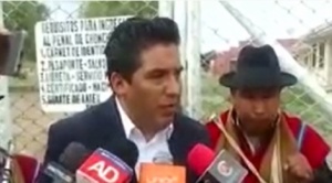 Director del régimen penitenciario agradece a ponchos rojos “por resguardar” el penal de Chonchocoro