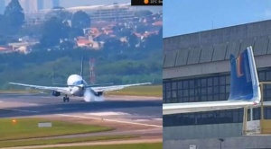 BoA reconoce que una de sus aeronaves tuvo un "percance" al aterrizar en Sao Paulo 