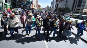 Morales y la dirigencia "evista" de la CSUTCB acusan al presidente Arce por ordenar gasificación del congreso campesino