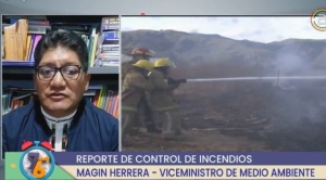 Gobernación de Santa Cruz activa alerta roja por los incendios forestales