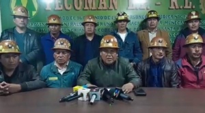 Mineros dicen que se “retiraron” del diálogo con el Gobierno porque no se habló de Fecmabol