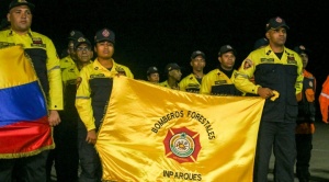 Llegan 30 bomberos venezolanos para mitigar incendios en San Buenaventura