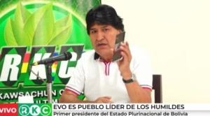 Evo reta a Arce a presentarse a las primarias del MAS
