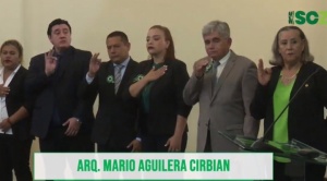 Aguilera posesiona a su gabinete técnico en la Gobernación de Santa Cruz