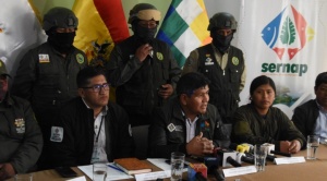 Intentan detener comitiva del Sernap que realizó operativo contra minería ilegal en parque Cotapata