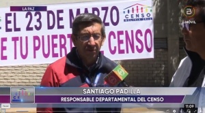 La Paz reporta “normalidad” en la jornada matinal del Censo, pese a dos incidentes por lluvias