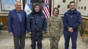 Milei anuncia una “base naval conjunta” con Estados Unidos en la Patagonia argentina