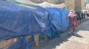 Alcaldía notificará a personas que instalaron carpas en calles Sagárnaga y Genaro Sanjinés para que desalojen 1