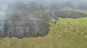 Defensa Civil envía 108 bomberos forestales al parque Otuquis por ingreso de incendio del lado brasileño