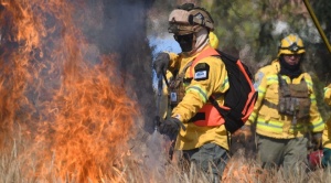 Comunarios de Tiquipaya y Quillacollo se capacitan en lucha contra incendios forestales
