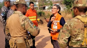 Equipo de expertos llega desde Brasil para el operativo contra incendios forestales 1