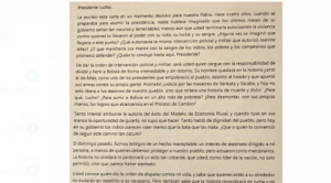 Morales escribe una carta a Arce en la que lo acusa de la crisis, lo compara con Añez, y no acepta ninguna responsabilidad 1