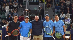 Tenis: Zeballos y Arias derrotan a Forlán y Coria en el Uruguay Open 1