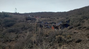 Suben a tres los fallecidos en el embarrancamiento de bus de pasajeros en la ruta Tarija-Tupiza 1