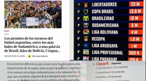 Diario argentino publica un sorprendente dato del fútbol boliviano  1