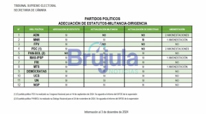 Exclusiva: Ocho partidos tienen personería para participar en las elecciones, cuatro deben hacer regularizaciones 1