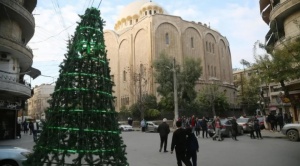 Protestas estallan en Siria tras la quema de un árbol de Navidad 1