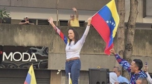 María Corina Machado reaparece en una protesta en Caracas tras 133 días de clandestinidad 1