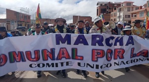 Evistas inician marcha desde Patacamaya hacia La Paz; Morales no participa 1