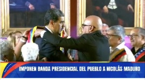 Pese al rechazo internacional y sin acreditar su triunfo, Maduro jura como presidente  1