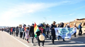 Marcha evista llegará este lunes a La Paz y amenaza con ingresar a la plaza Murillo   1