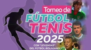 Exfiguras del fútbol jugarán un torneo de fútbol-tenis el sábado en La Paz 1