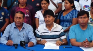 Evo Morales firma alianza con  Frente para la Victoria para ir como su candidato 1