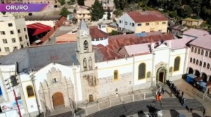 Arce informa que se destinarán unos Bs 6,5 millones para refacciones en el santuario de la Virgen del Socavón 1