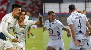 Goles bolivianos: Luis Haquin y Gabriel Villamil celebran en Ecuador  1