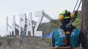 Concejales cuestionan millonaria inversión en letrero gigante de La Paz 1