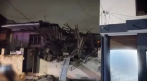 Explosión por fuga de gas destruye vivienda en el centro de Santa Cruz y deja ocho heridos 1