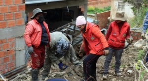 Colapso de gavión en El Alto pone en riesgo a tres viviendas 1