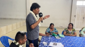 Evo advierte que si no es candidato, “el pueblo se va a levantar” 1