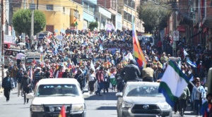 Abogado asegura que Evo estuvo en la marcha y que un cuerpo diplomático lo cuida 1