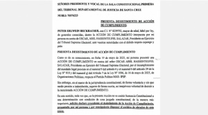 Peter Beckhauser desiste acción sobre personería jurídica de MTS 1