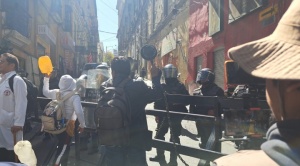 Sector gremial, de salud y artesanos se desconcentran tras marcha de protesta en el centro paceño 1