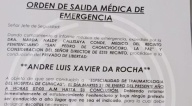 El reo brasileño que huyó, salió del penal por un “informe médico de emergencia”