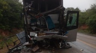Ruta Yacuiba - Santa Cruz: Dos fallecidos en choque de buses, en uno de ellos retornaba un grupo de cumbia