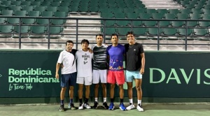 Tenis: Bolivia se adapta a la humedad y a la pista dura de República Dominicana