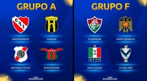 Sudamericana: Nacional Potosí va al Grupo A y GV San José jugará en el F