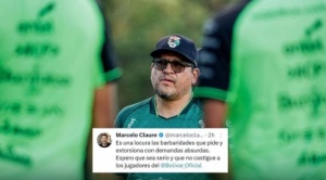 Villegas demanda a Claure por haber afirmado que el DT “extorsiona” a Bolívar
