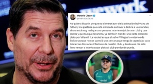 Claure dice que, por “rencor”, Villegas “intenta sacar plata” a Bolívar “por donde pueda”