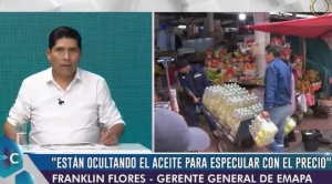Ante la falta de aceite, Flores dice que empezarán a distribuir el producto refinado desde junio