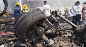 Un avión con 242 personas se estrella  en la India, hay un sobreviviente