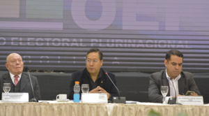Arce: si no aprueban créditos externos, está en riesgo la provisión de combustible y se entorpecerá el clima electoral