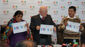 Se imprimirán tres tipos de papeleta de sufragio para las elecciones