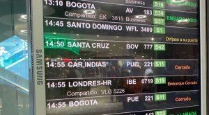 Urquidi denuncia que vuelo de BoA de España a Bolivia  se cancela y pasajeros no saben cuándo saldrá