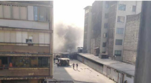 Fuego en un edificio en el centro de Santiago: hay 50 personas atrapadas