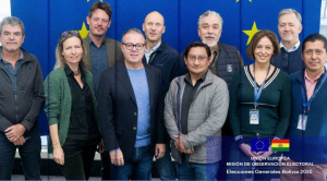 Llegan a Bolivia 32 observadores de la Unión Europea que acompañarán los comicios generales